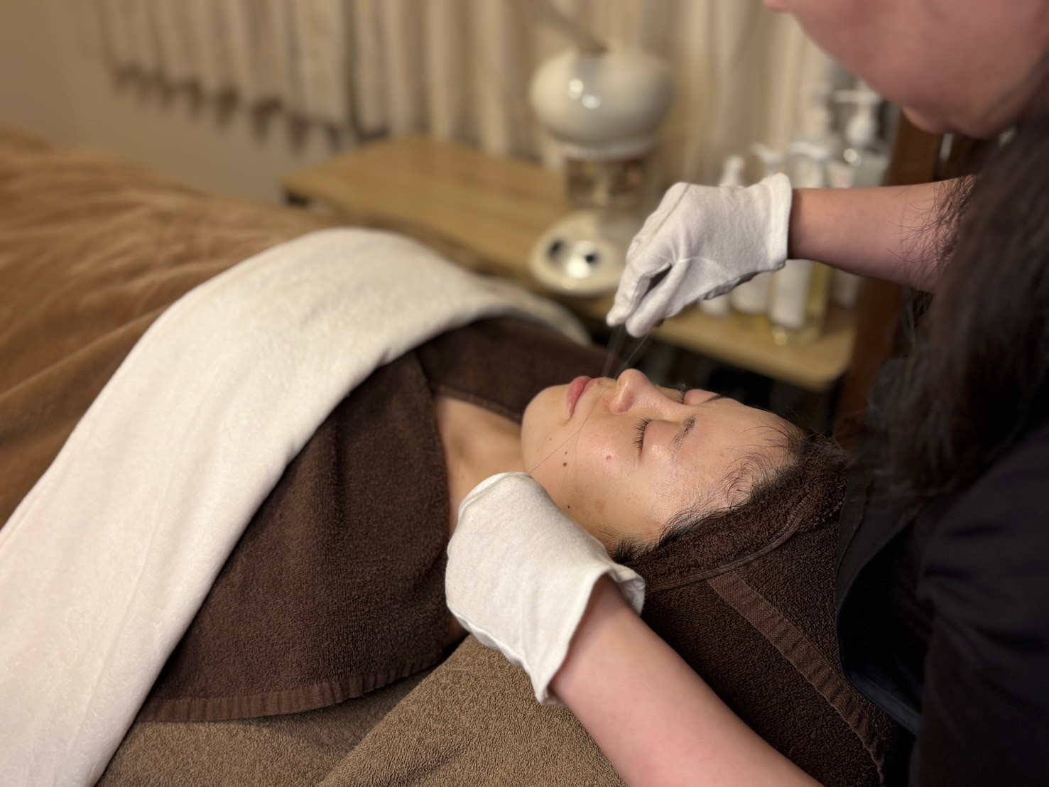 郡山市Beauty Salon Dreamのシルク糸エステ
